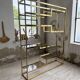 Brass shelf 1970 Belgo Chrom regency