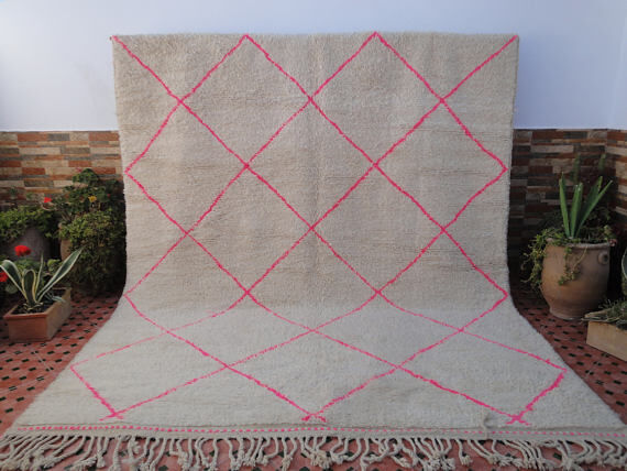 Carpet beni ourain 305 x 247 cm