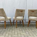 Set of 3 chairs G- Möbel Sweden in teak 1960s