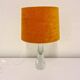 Mid-century crystal glass table lamp by Vicke Lindstrand, Kosta, Sweden.