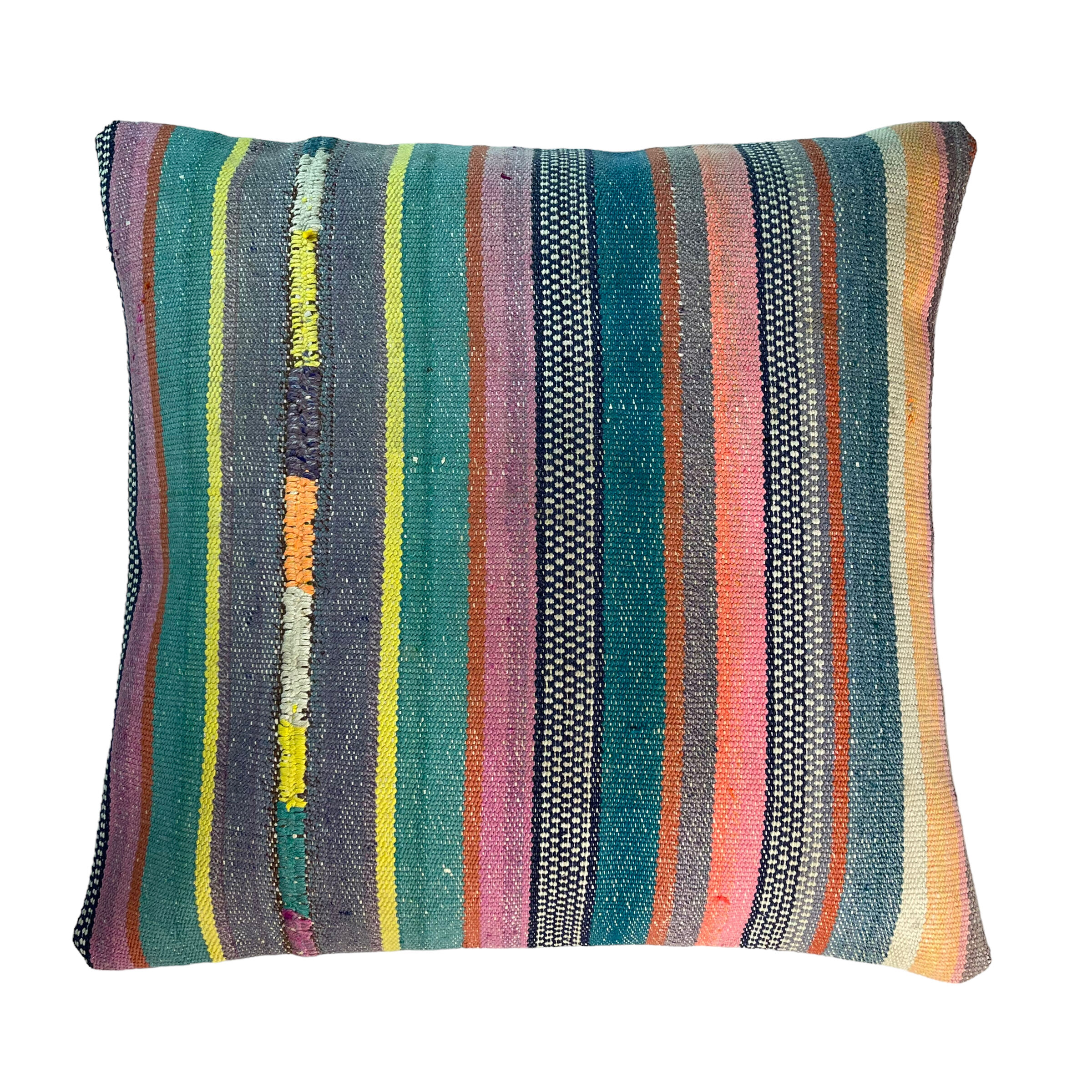 Vintage turkish kilim cushion cover , 60 x 60 cm