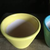 Set of 3 flower pots 50s