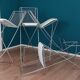 Tabourets de bar Kreuzschwinger par Till Behrens, années 1990