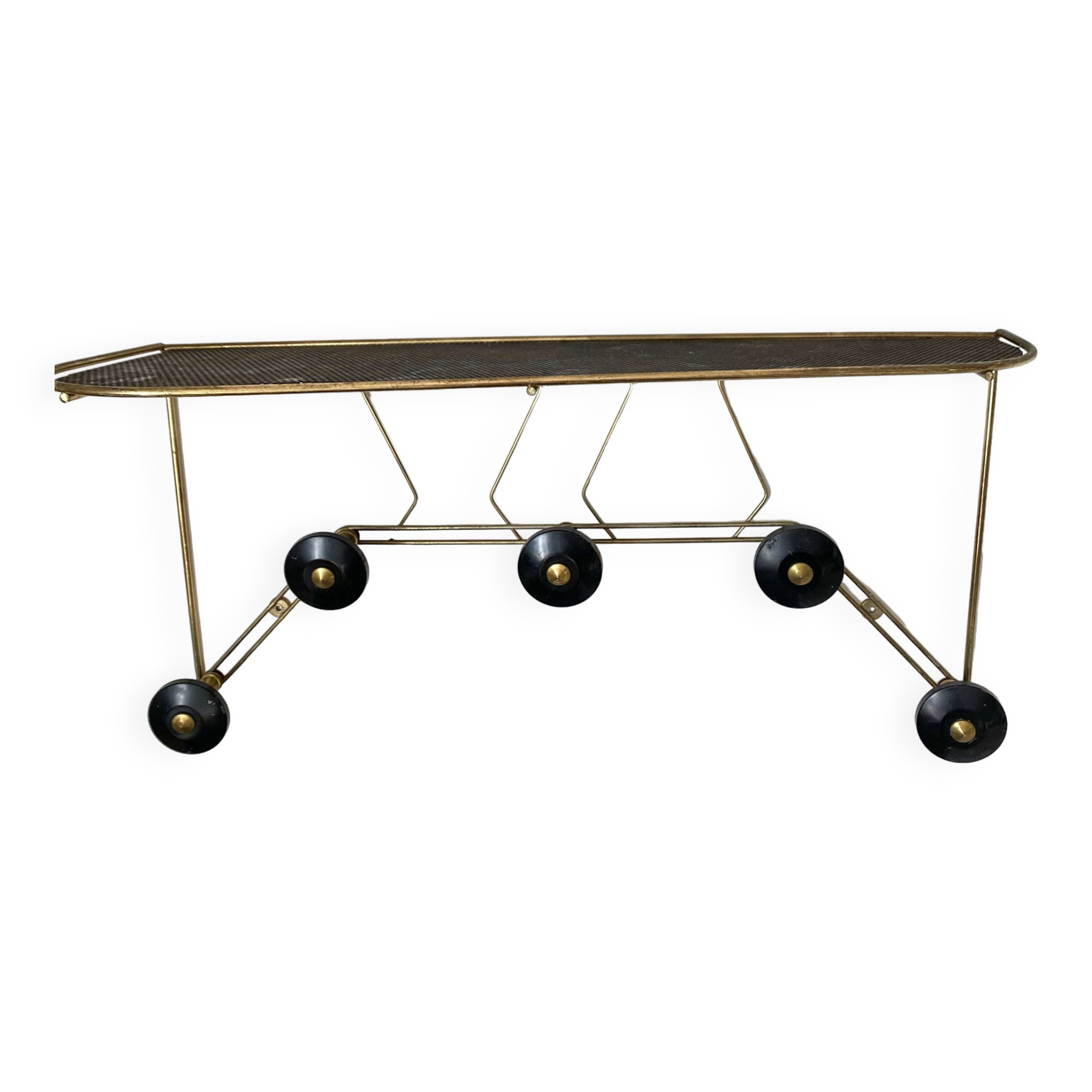 Mid century wall coat rack