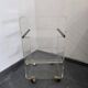 Rolling dessert trolley in plexiglass – Marais International – 1970s-1980s