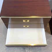 2 tables de chevet / petites commodes de style Campagne, années 1970