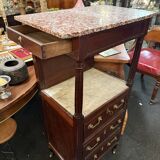 Mahogany barber's dresser