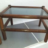Tables in rattan