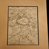 The development of transport in the Paris region 1928