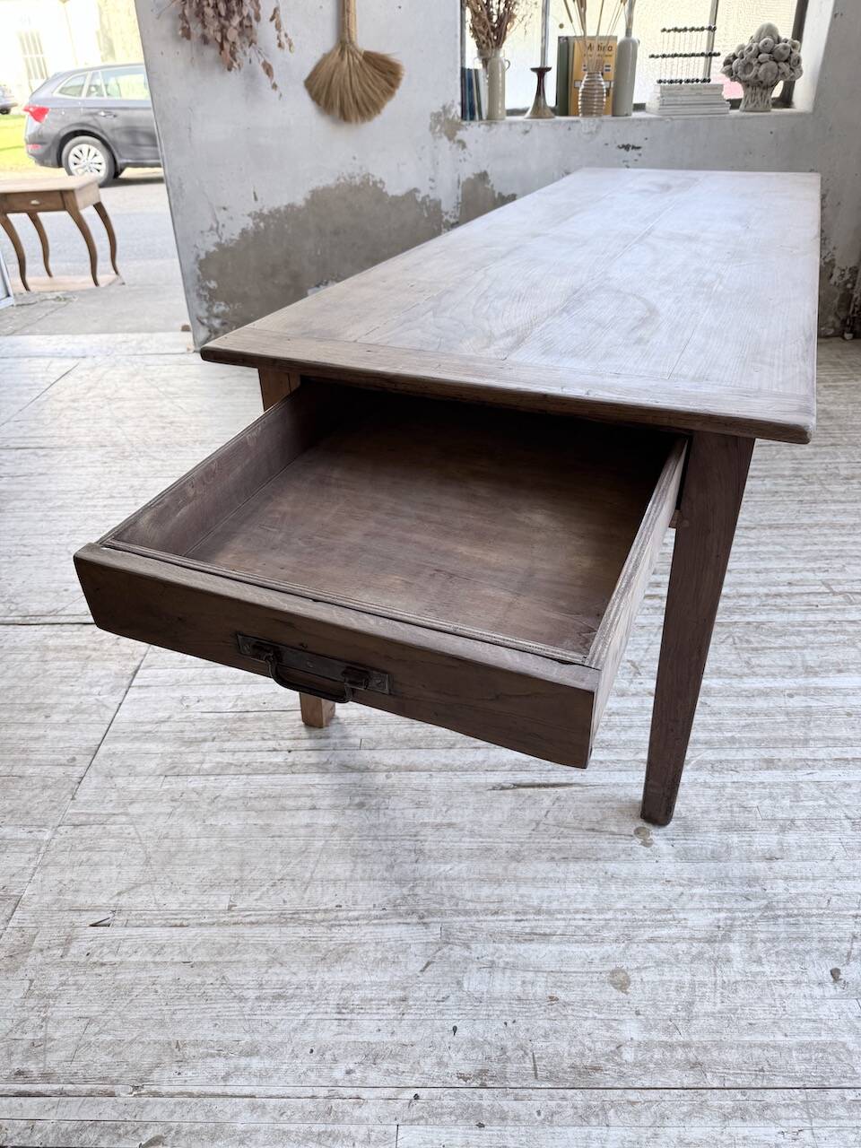 XL oak farmhouse table 1950 235cm