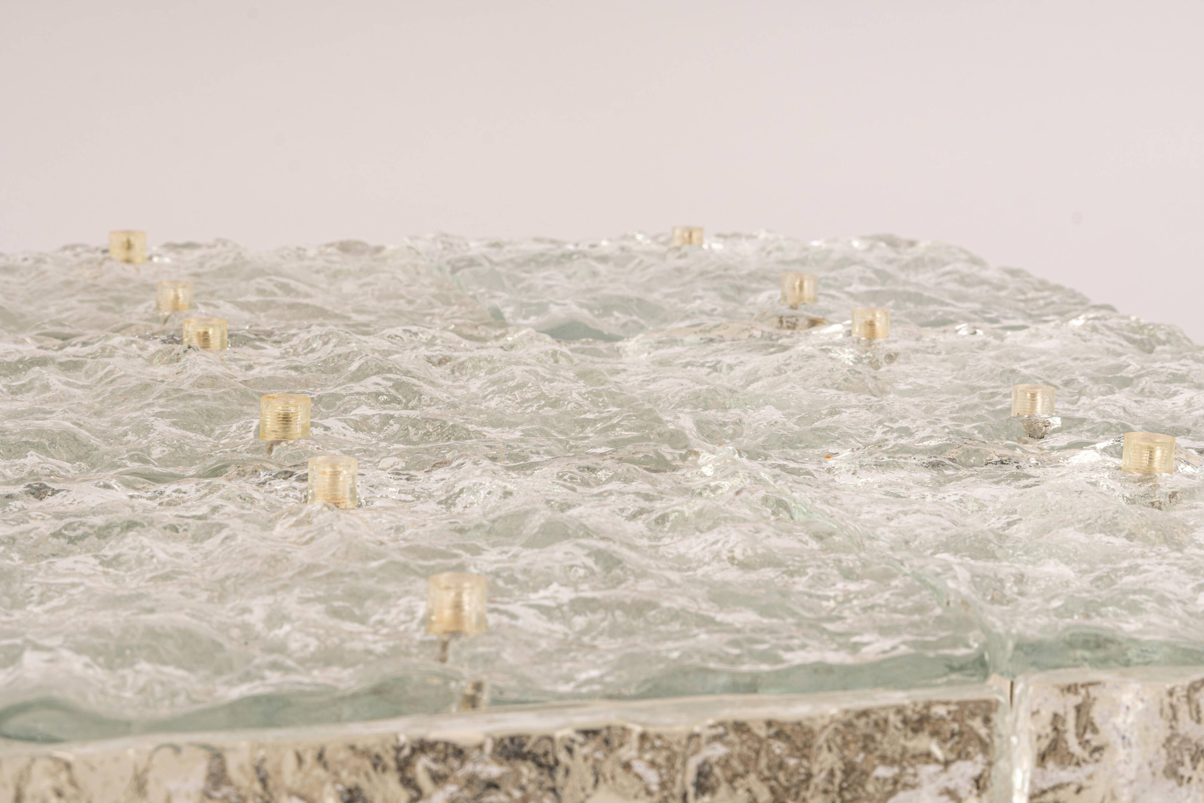 Large Murano glass ceiling light by Kalmar, Austria, 1960s.