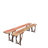 Paire de bancs pliants