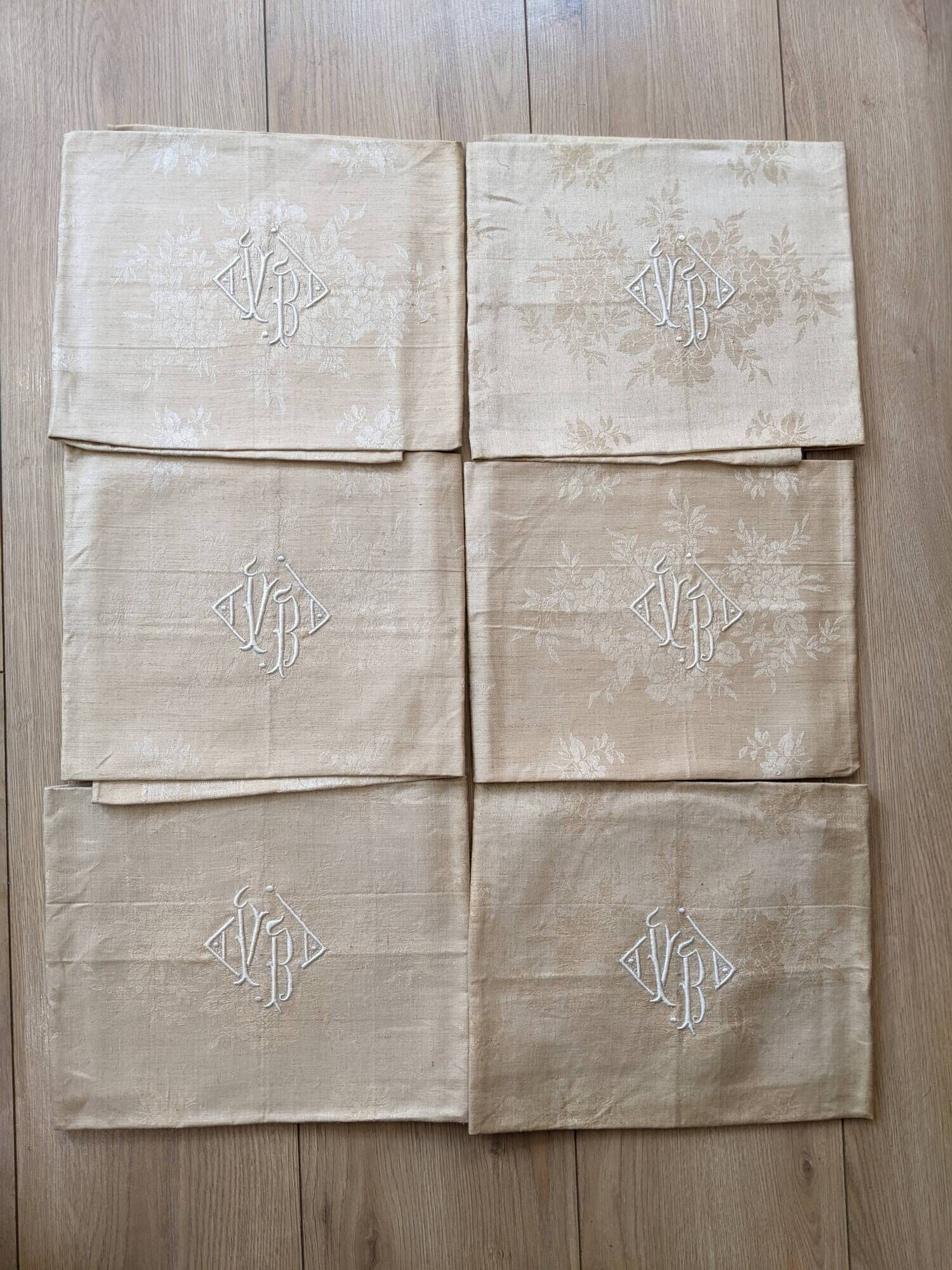 Ensemble de 6 serviettes de table