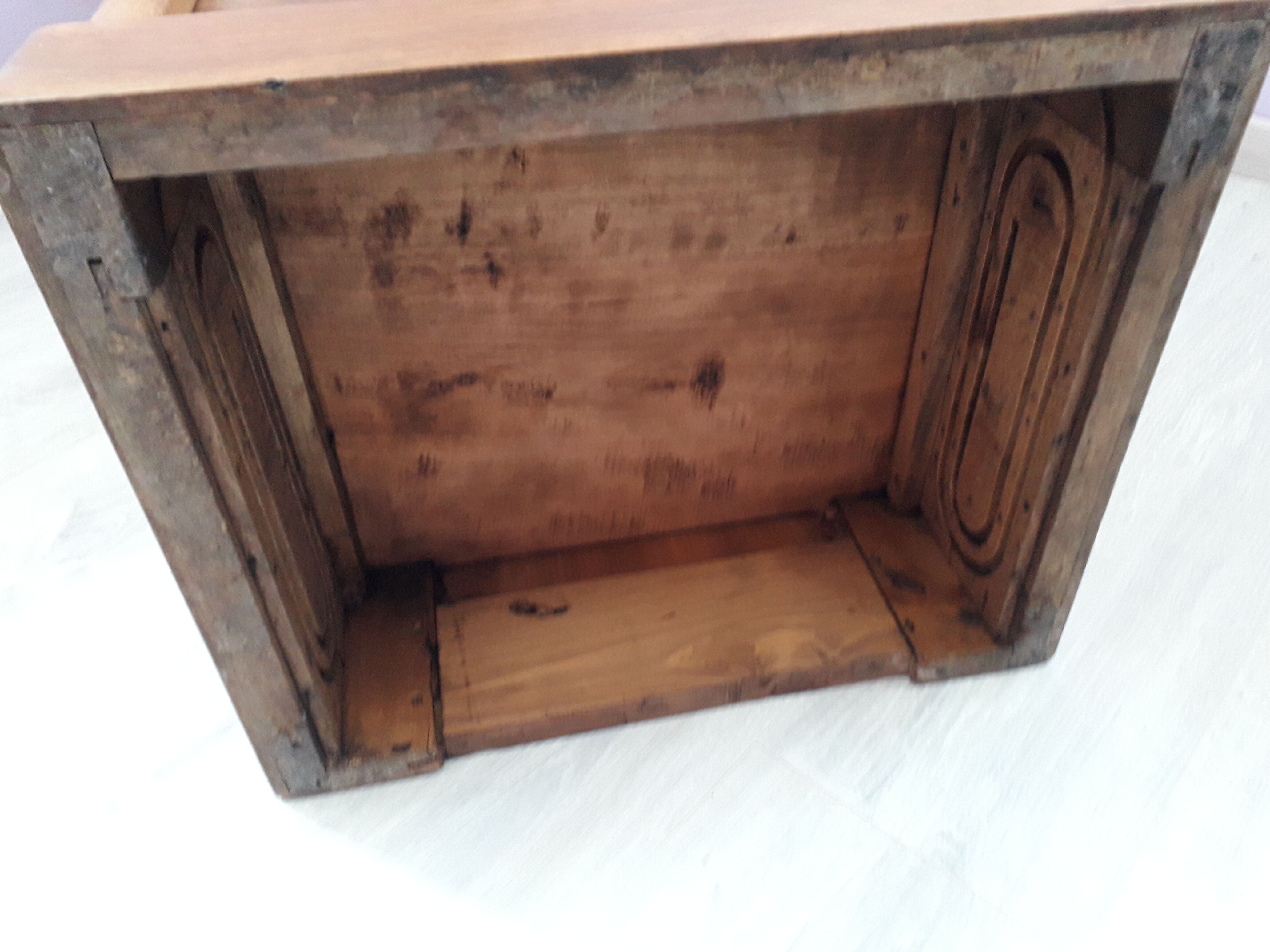 Walnut curtain binder early twentieth century