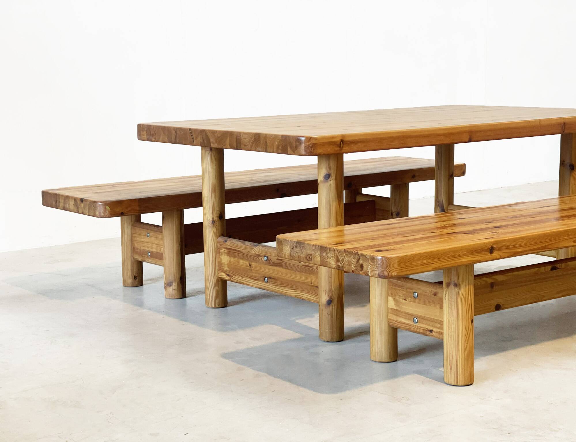 Pine dining set by Knud Friis & Elmar Moltke Nielsen for Friis & Moltke