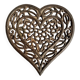 Wrought iron heart trivet