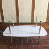Table low double trap design 1950 vintage