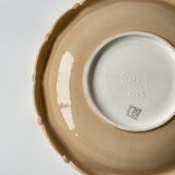 Salins Art Deco beige and gold fruit bowl