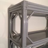 Bamboo shelf. Vintage 80s