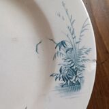 4 assiettes terre de fer Gien modèle Canards