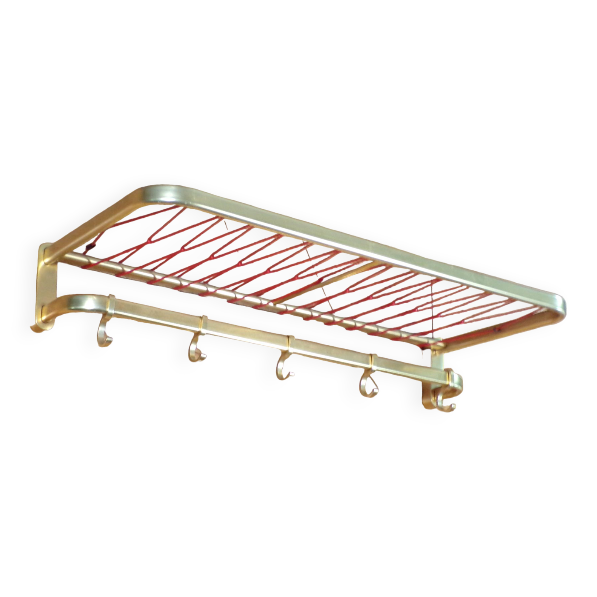 Train luggage rack style coat rack l=60cm