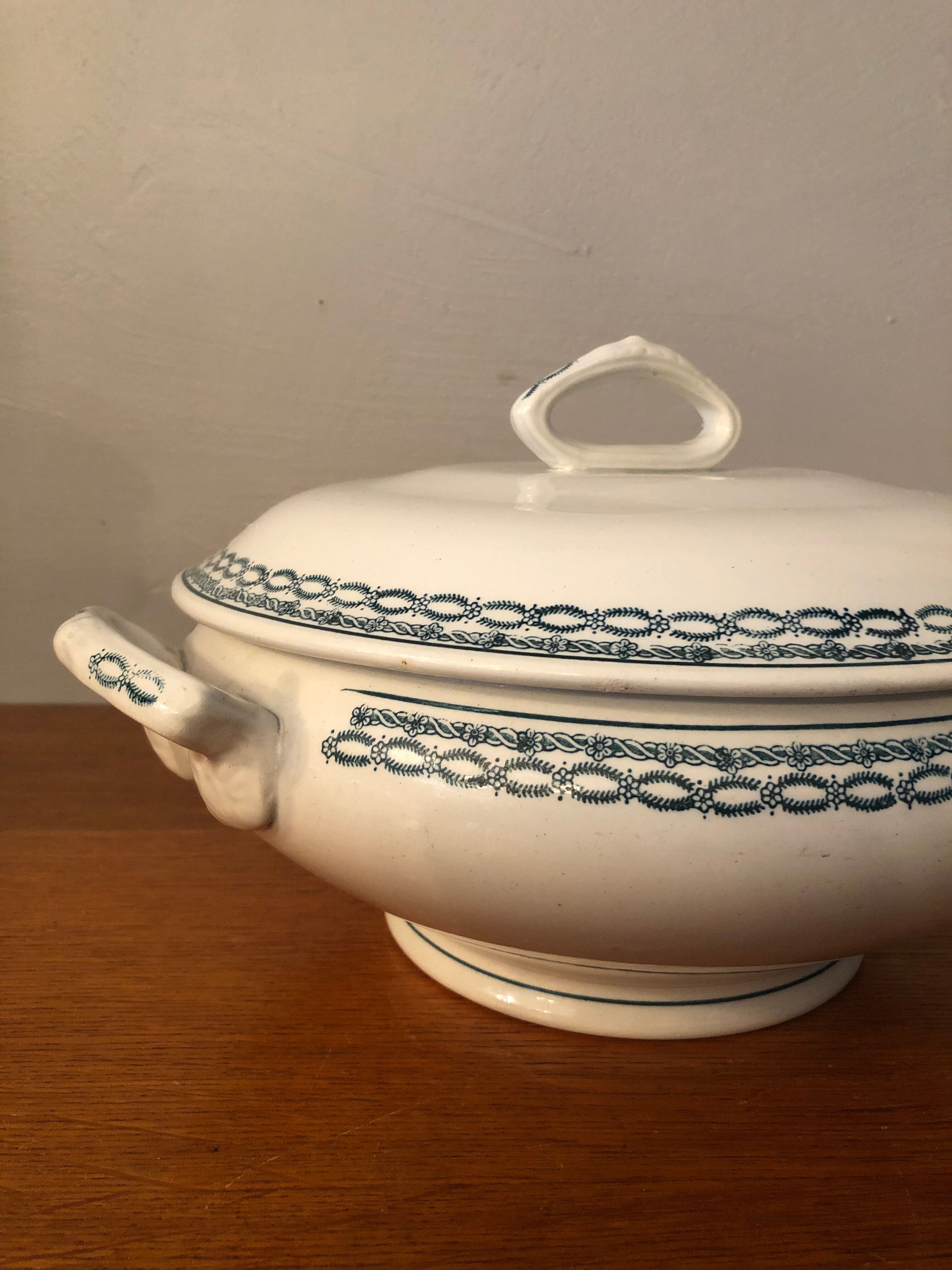 Earthenware soup pot Terre de fer Saint Amand