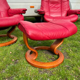 Paire de fauteuils stressless Ekornes et ottoman