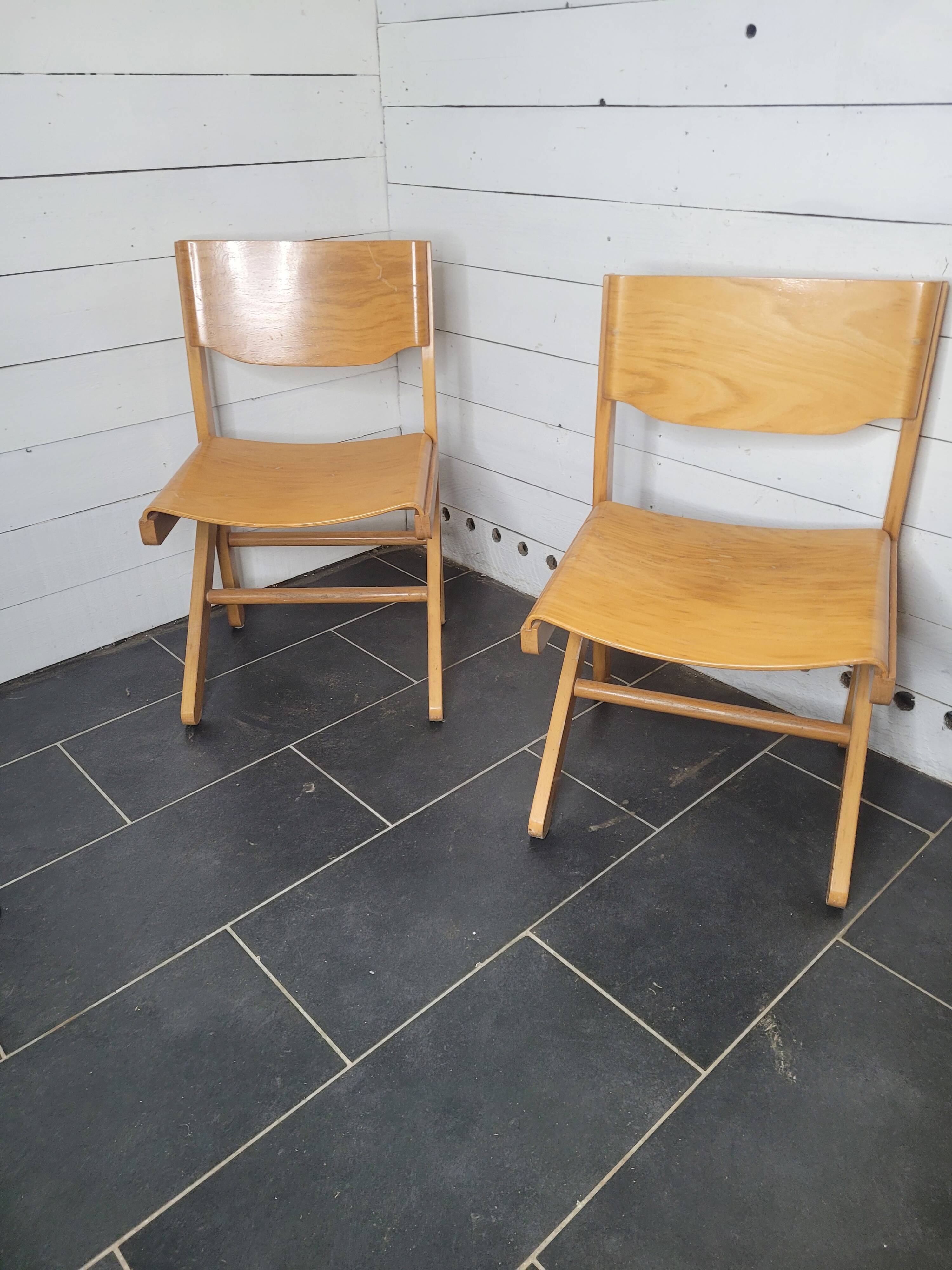 Pair of baumann chairs