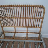 Vintage rattan bed