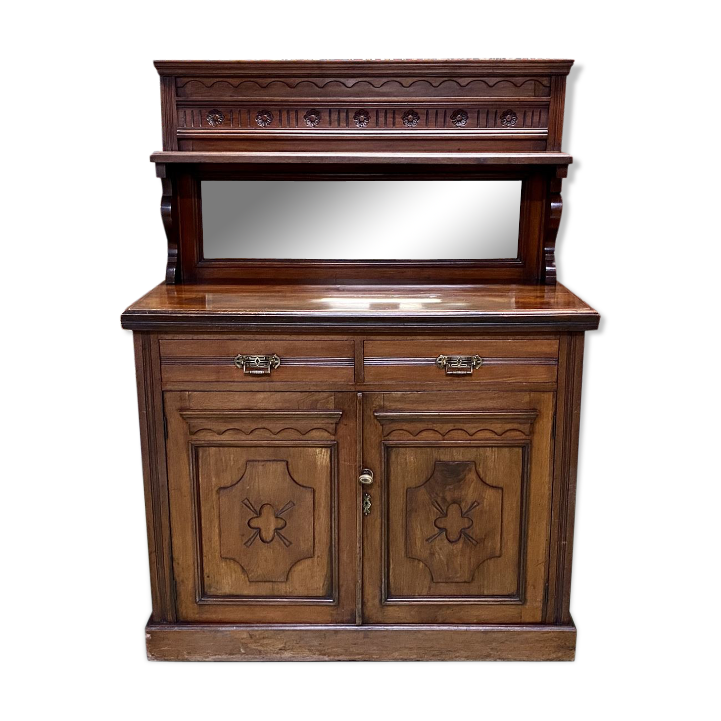 English walnut buffet from the 1930s