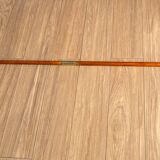 Pair of old oars in mahogany