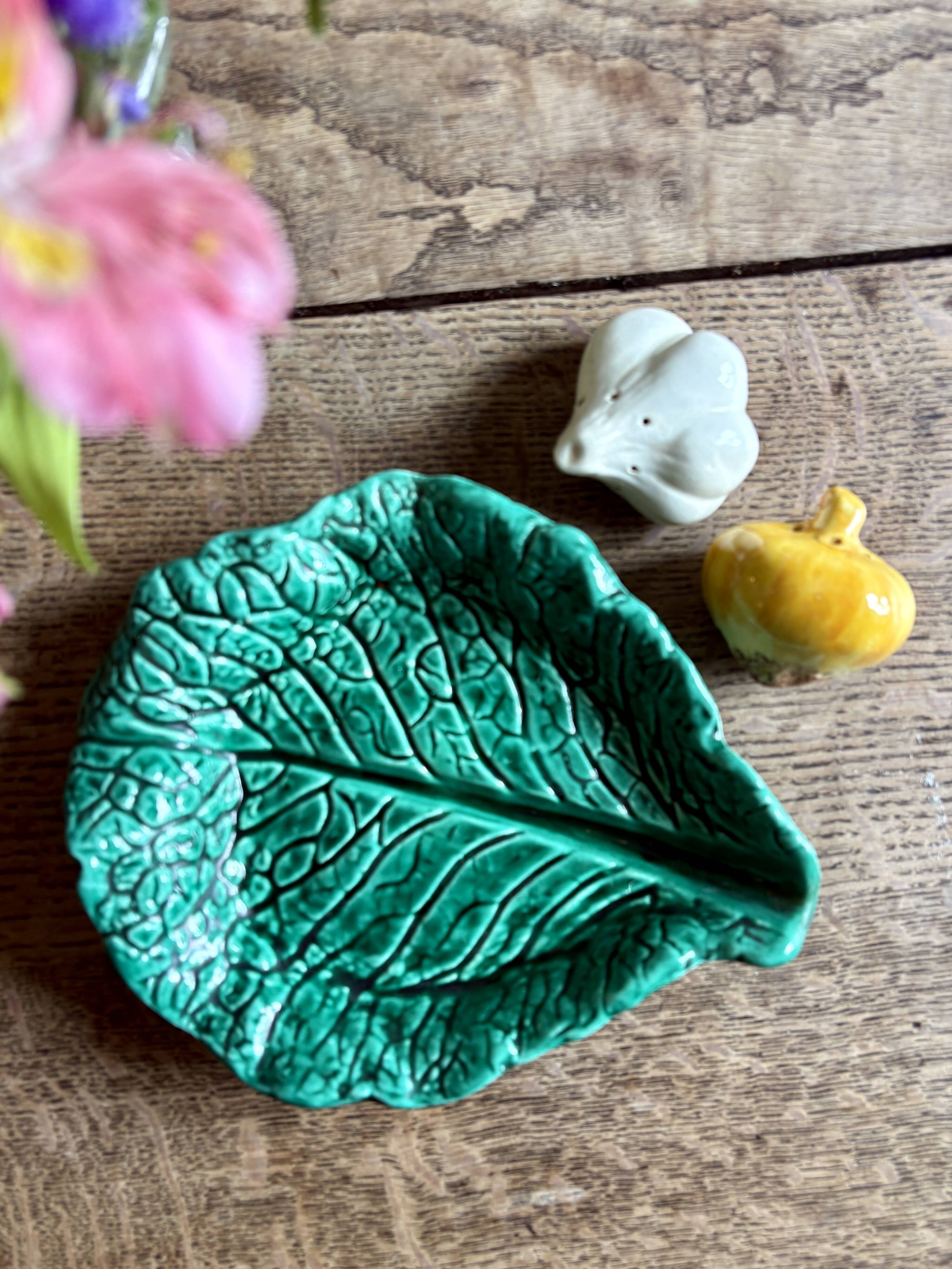 Ensemble sel et poivre vintage en barbotine