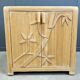 Vintage tropical split reed cabinet, 1970s