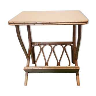 Rattan table