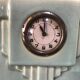 Art Deco sky blue earthenware pendulum