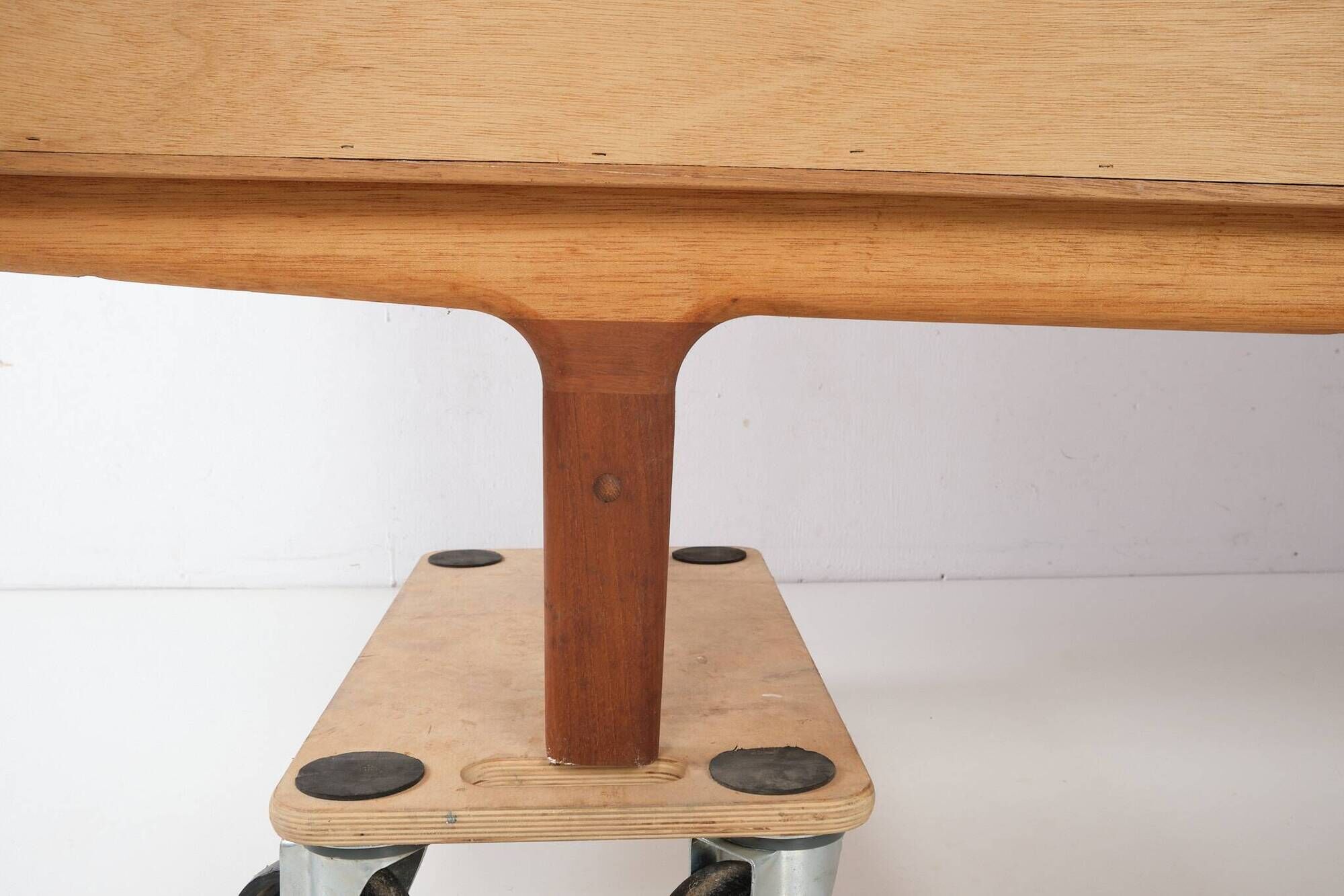 Buffet with roller shutter doors, Danish, vintage, teak, produced by Dyrlund.