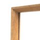 Scandinavian oak mirror, Nybrofabriken, Sweden, 1960
