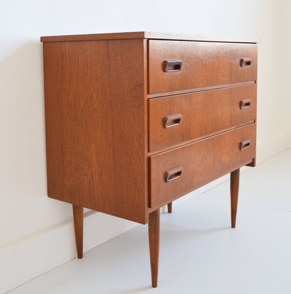 Commode scandinave teck 1960s