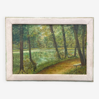 20th century forest landscape painting