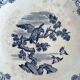 Low iron earthenware compote dish with Gien eagle decoration