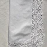 Mixed-race tablecloth edge crocheted hand 84cmx 91cm