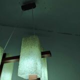 Scandinavian chandelier from the 60s in solid teak