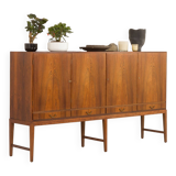 Rosewood highboard by Severin Hansen, Denmark, 1960s