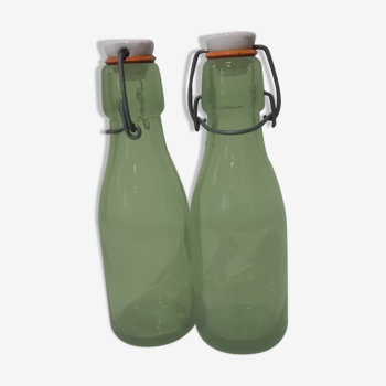 Lot of 2 bolach mechanical bottles 250 ml 0.25 litres large neck