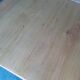 Vintage bistro gueridon table 65/65 cm wood and cast iron