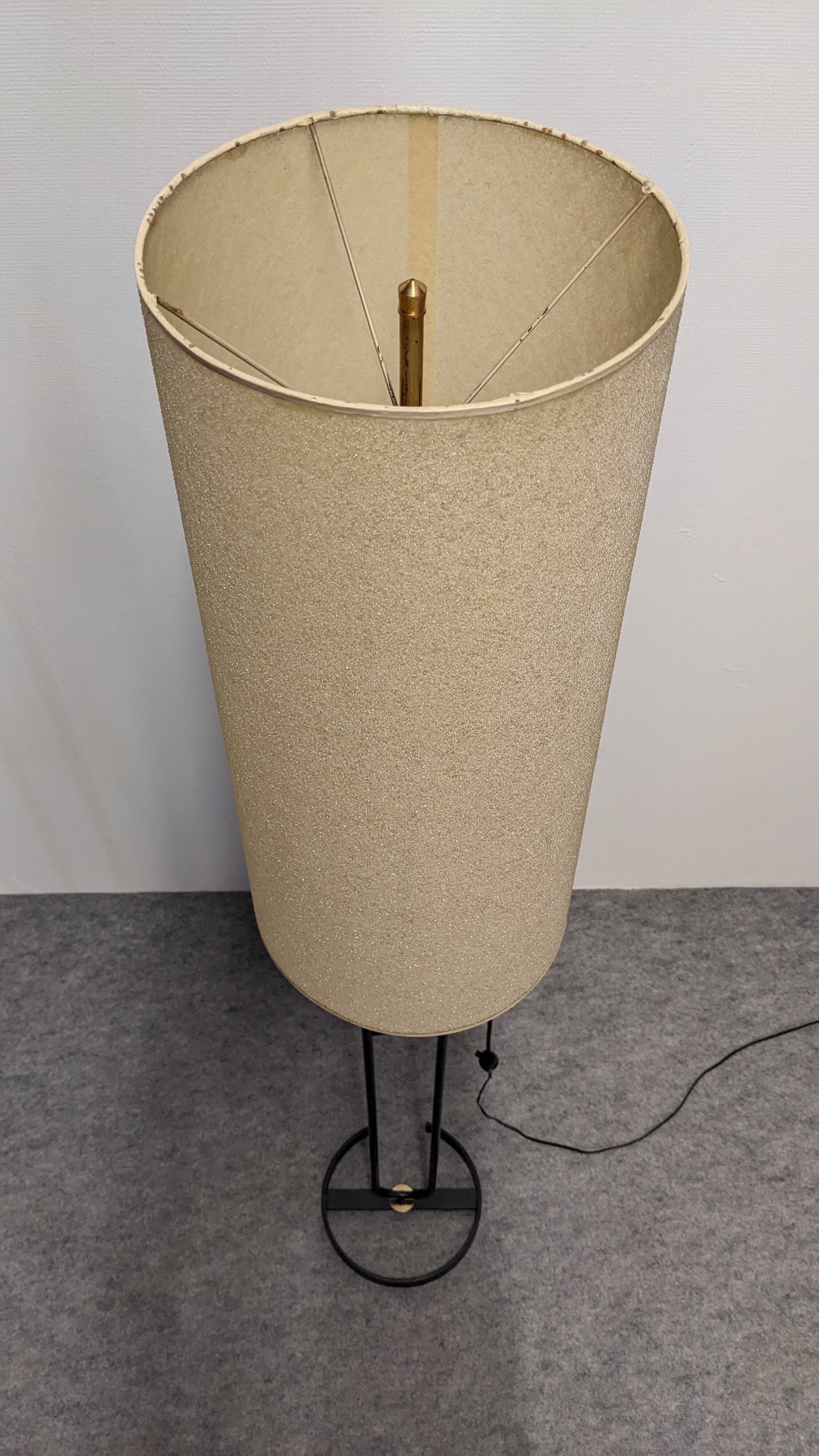 Totem Floor Lamp Maison Arlus, France circa 1950