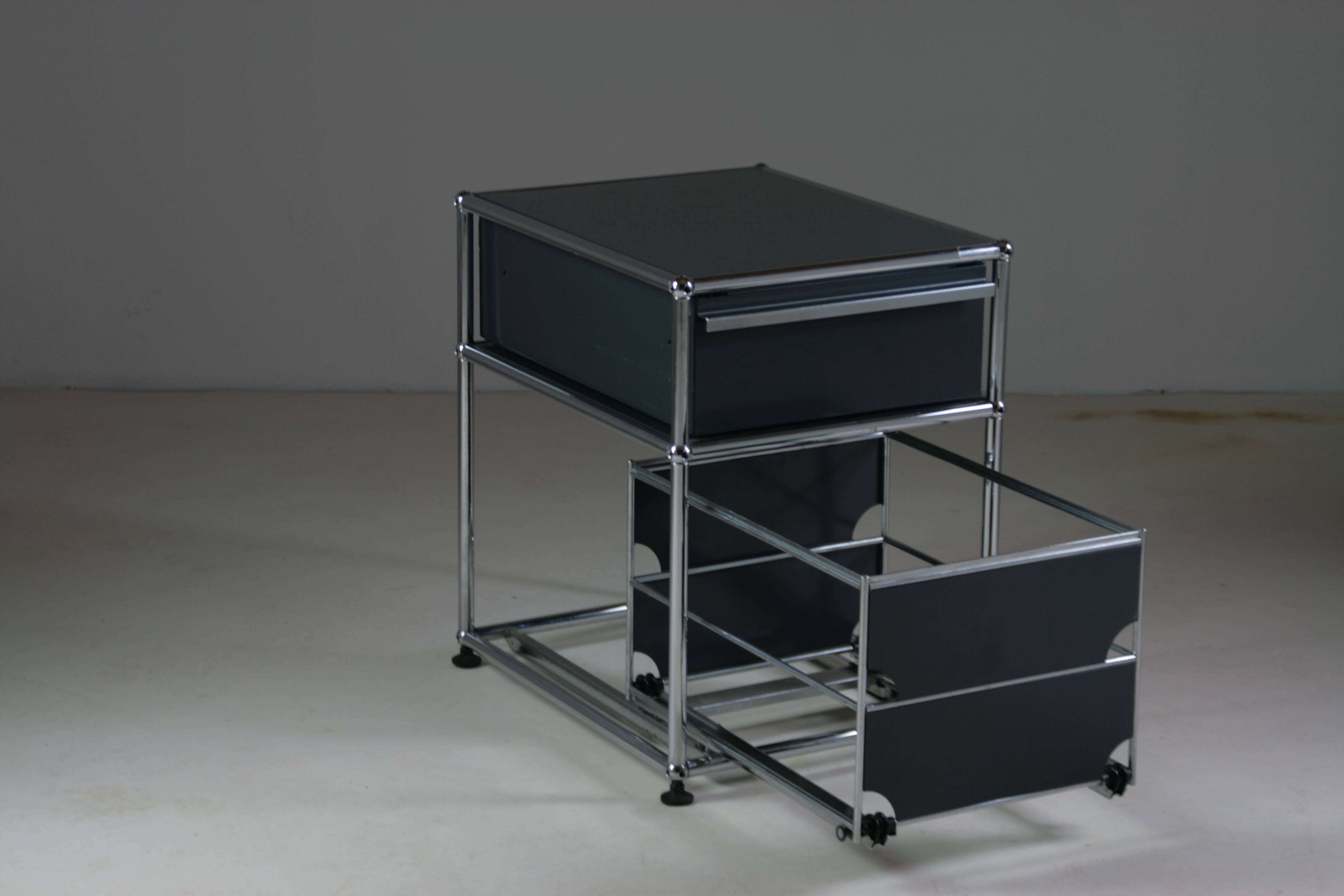 USM Haller wheeled cabinet