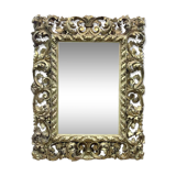 19th century Italian mirror in wood and gilded plaster