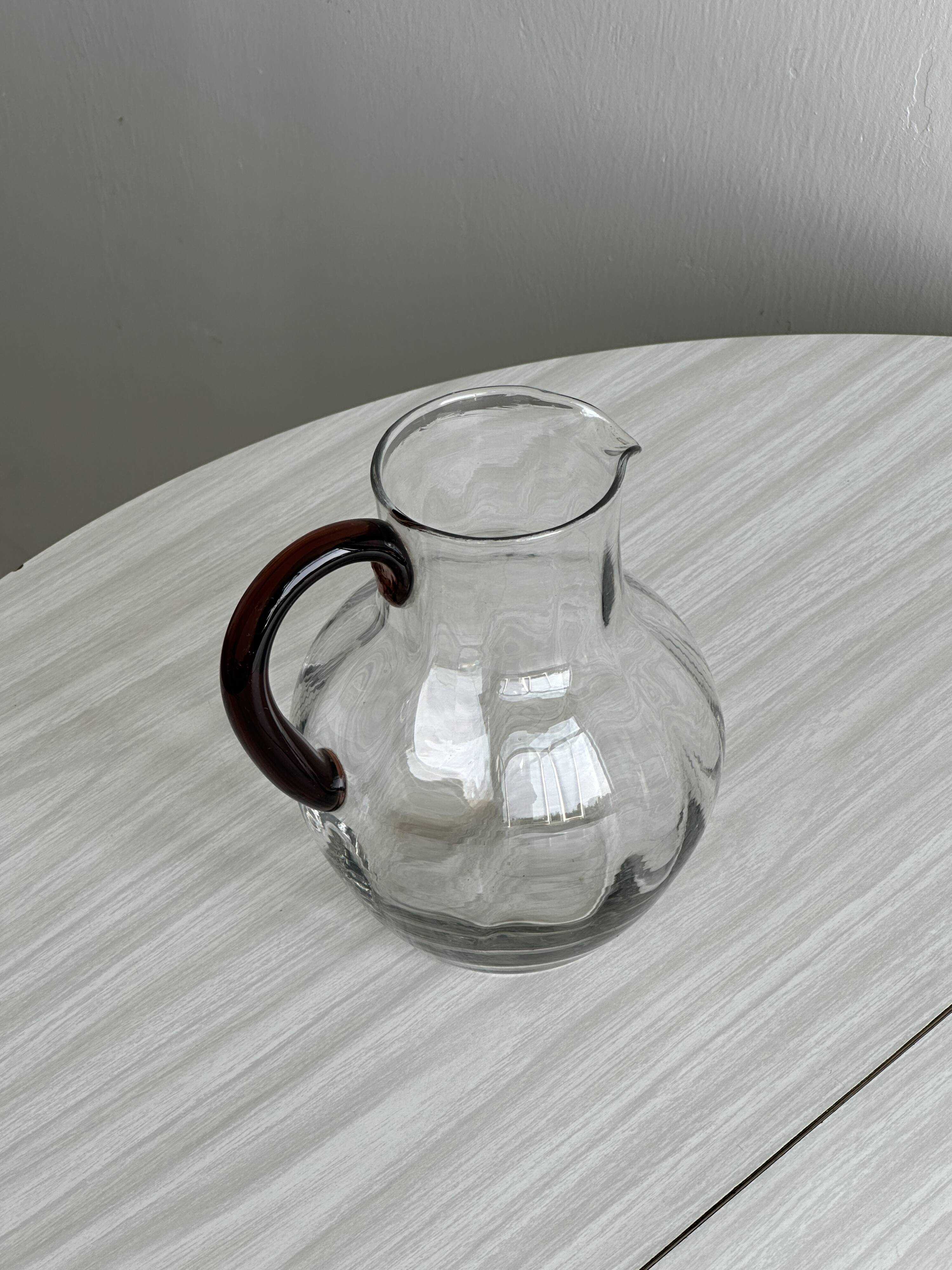 Glass pitcher