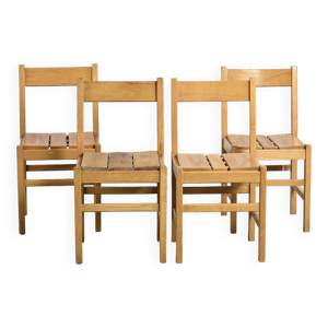 suite de quatre chaise